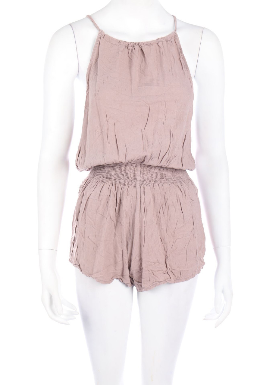 BRANDY MELVILLE - Playsuit mit Smok-Details - M