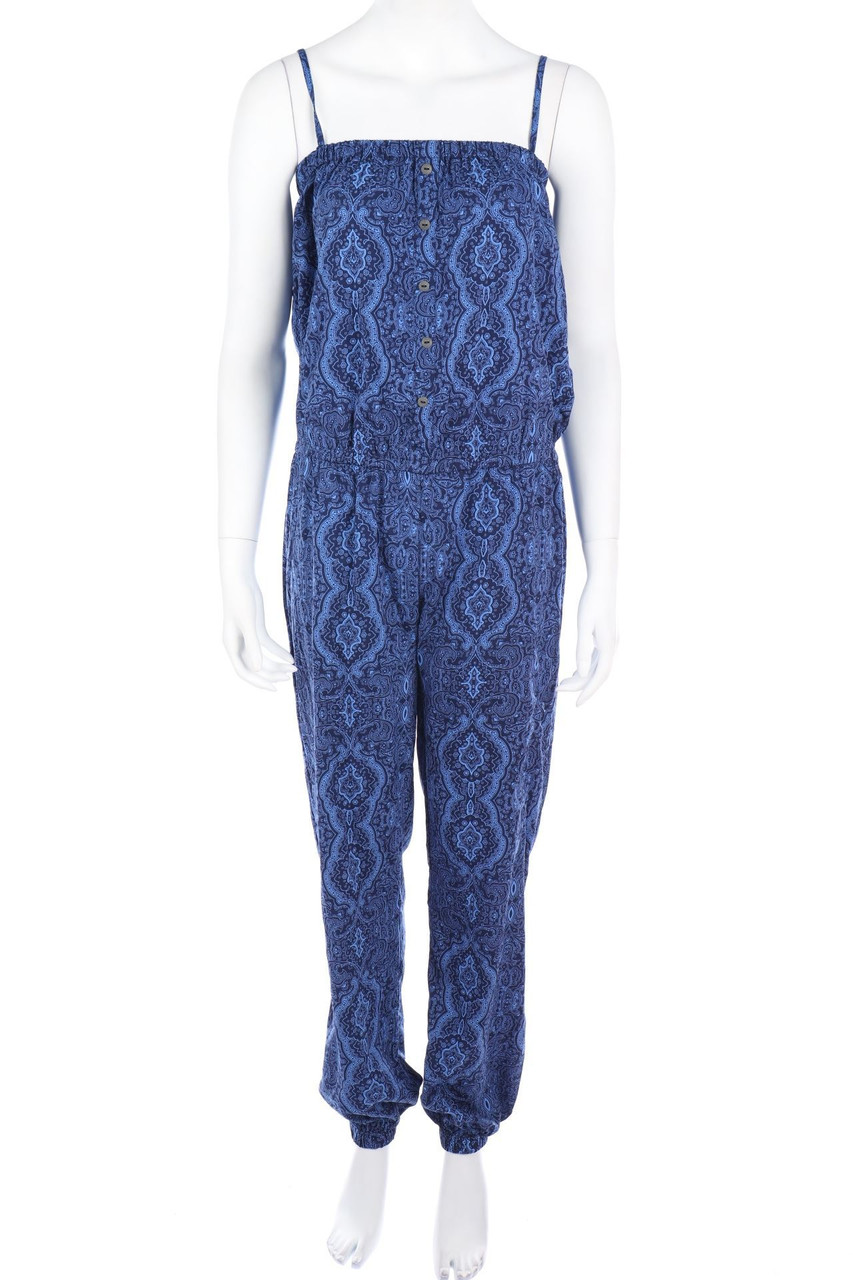 TALLY WEiJL - Träger-Print-Jumpsuit mit Gummizug - D 36