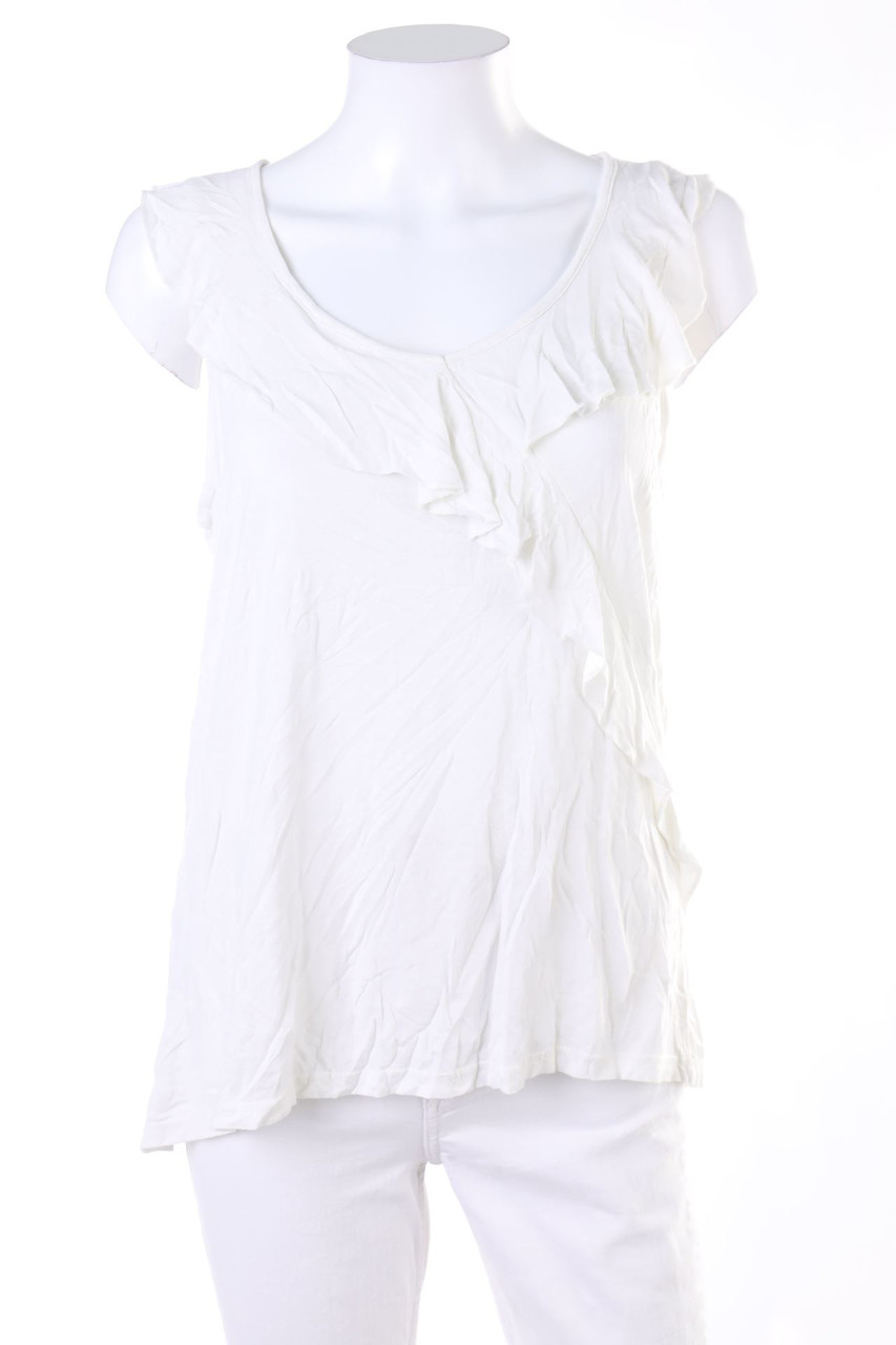 Ohne Label - Top mit Volants - L