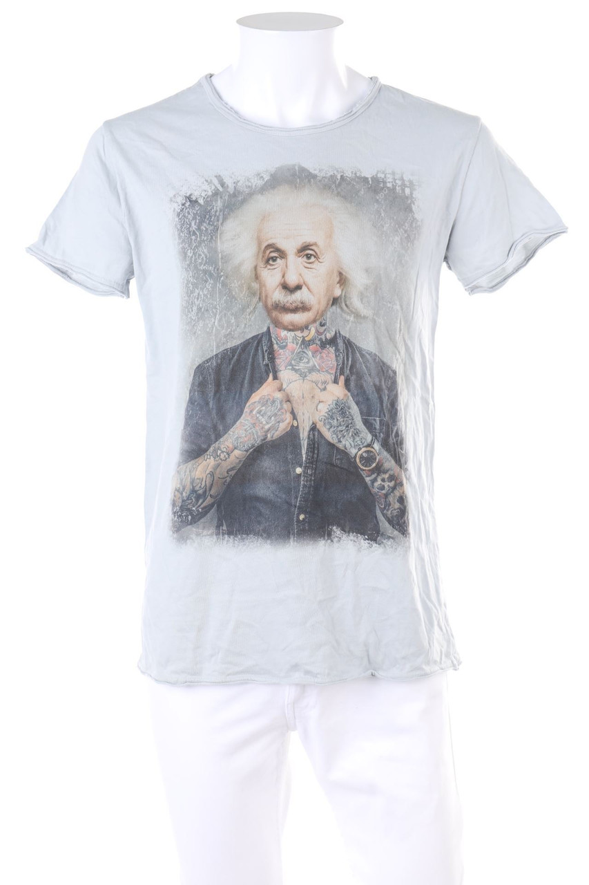 Renever - T-Shirt aus Baumwolle mit Foto-Print - XL
