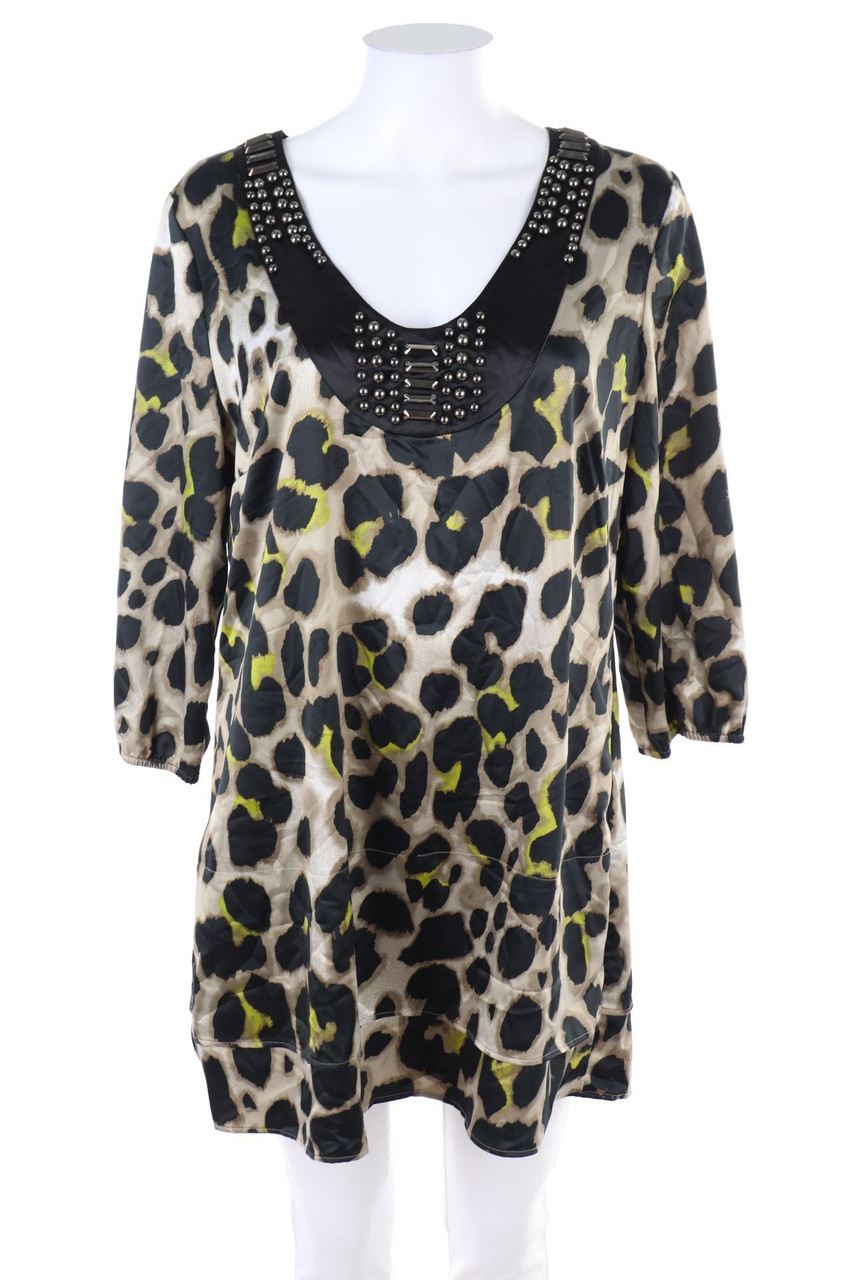 ouí - Bluse mit Animal-Print - D 42