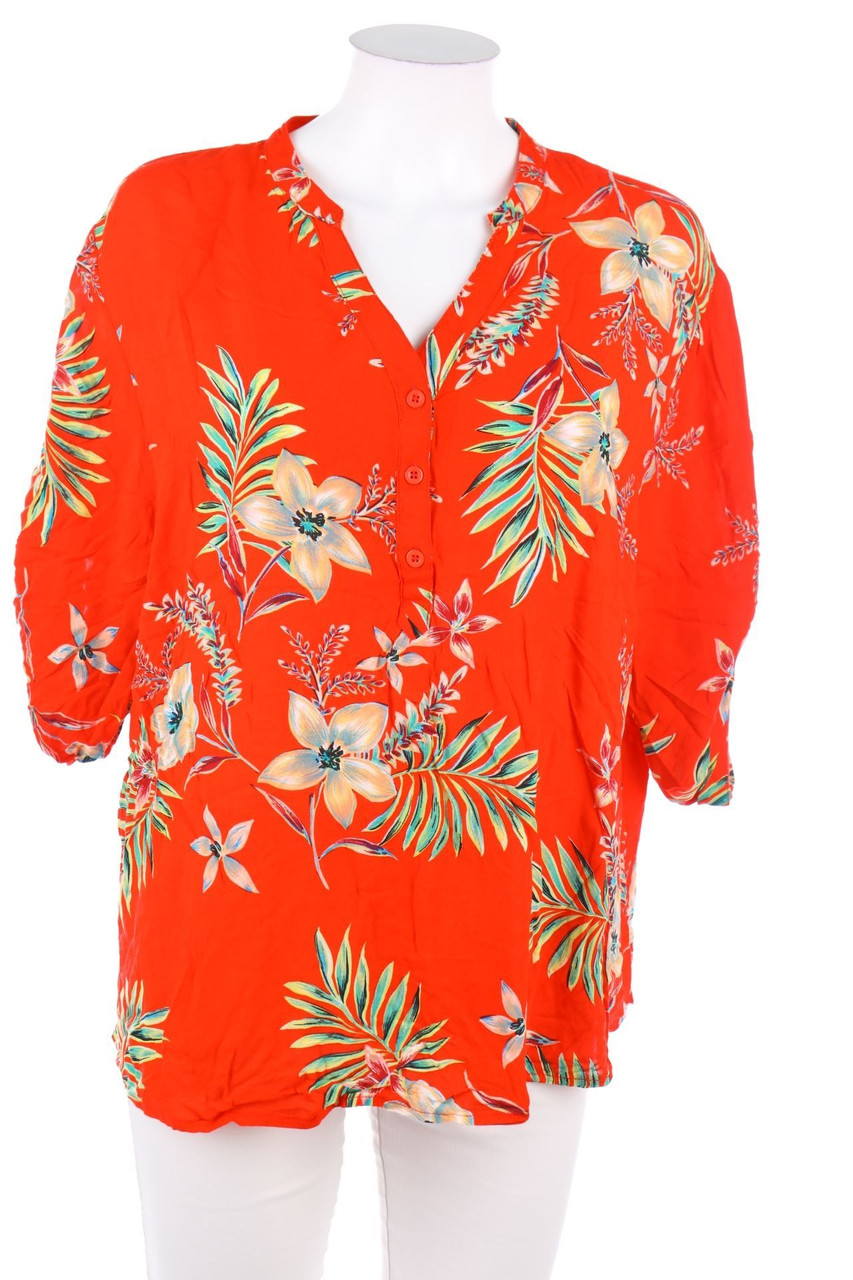 Ohne Label - Bluse mit Print - D 44