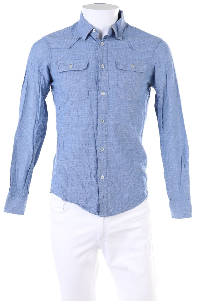 ALCOTT&Co - Muster-Hemd aus Baumwolle - S