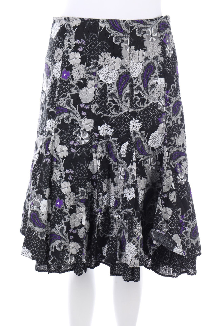 s.Oliver - Rock mit Blumen-Print - D 36