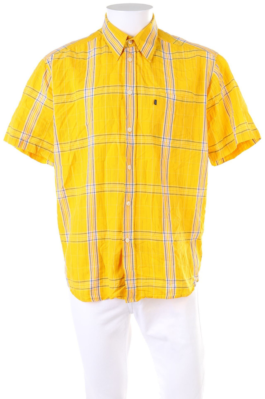 LERROS - Kurzarm-Hemd mit Tartan-Muster - L