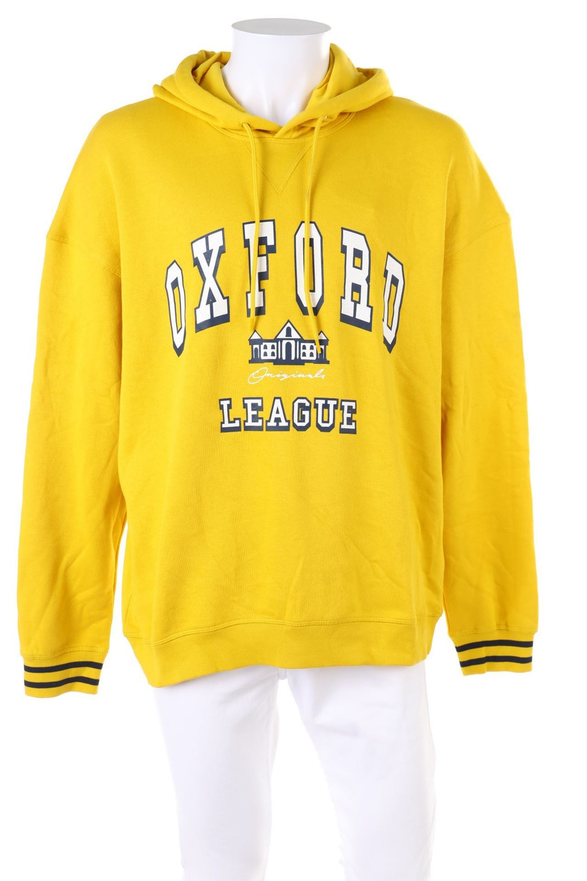 JACK & JONES - Kapuzen-Pullover mit Print - XL