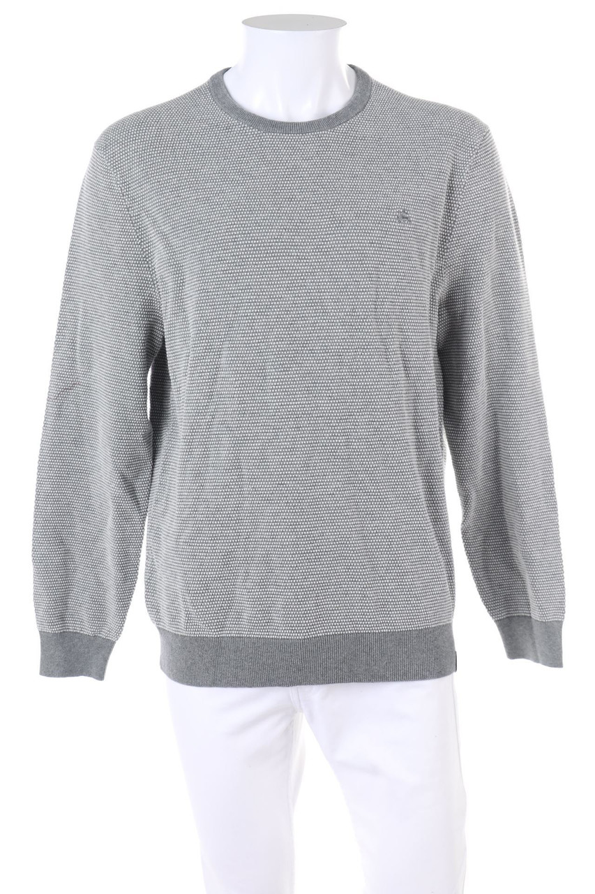 LERROS - Baumwoll-Strick-Pullover mit Punkten - XL