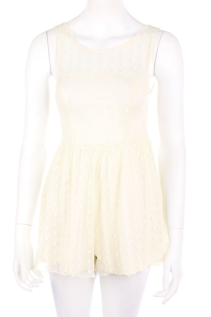 Bershka - Mesh-Playsuit - S
