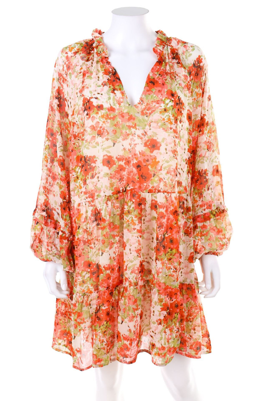 H&M - Kleid mit Blumen-Print - M