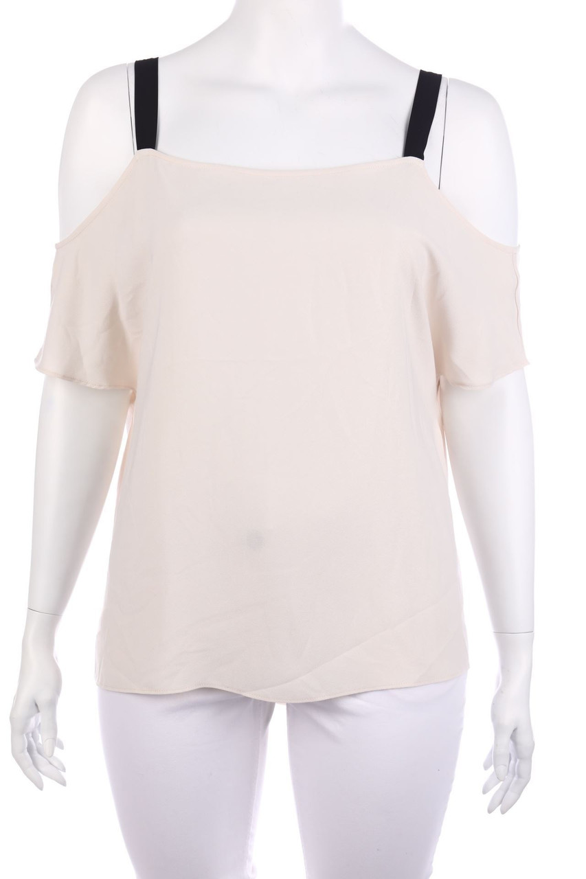 RIVER ISLAND - Cold-Shoulder-Kurzarm-Bluse - D 44