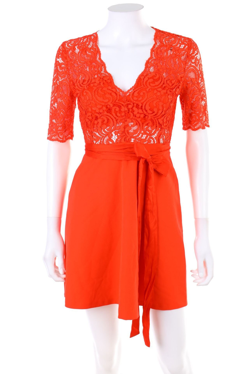 ZARA WOMAN - Cocktailkleid mit Spitze - XS