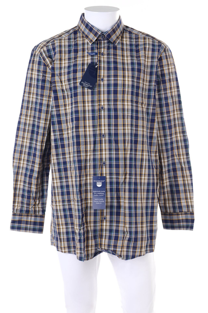 REDMOND - kariertes Hemd - XXXL