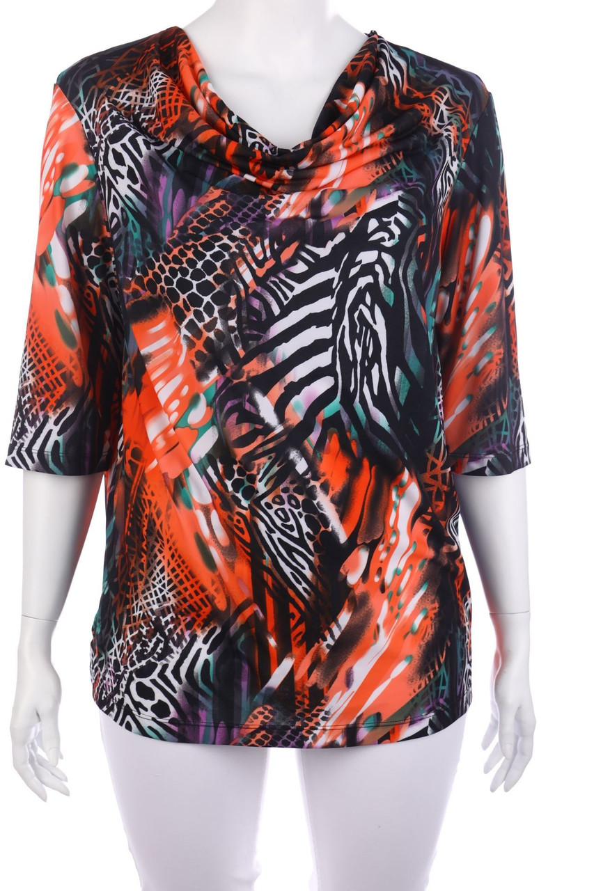 in-Print - Bluse mit Print - D 48-50