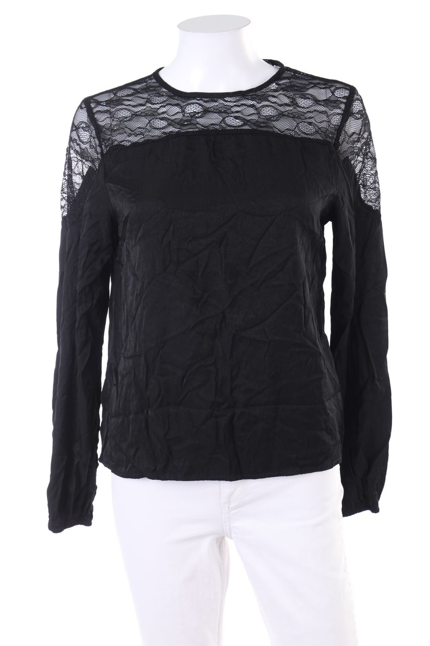 SHEIN - Bluse mit Spitze - XS