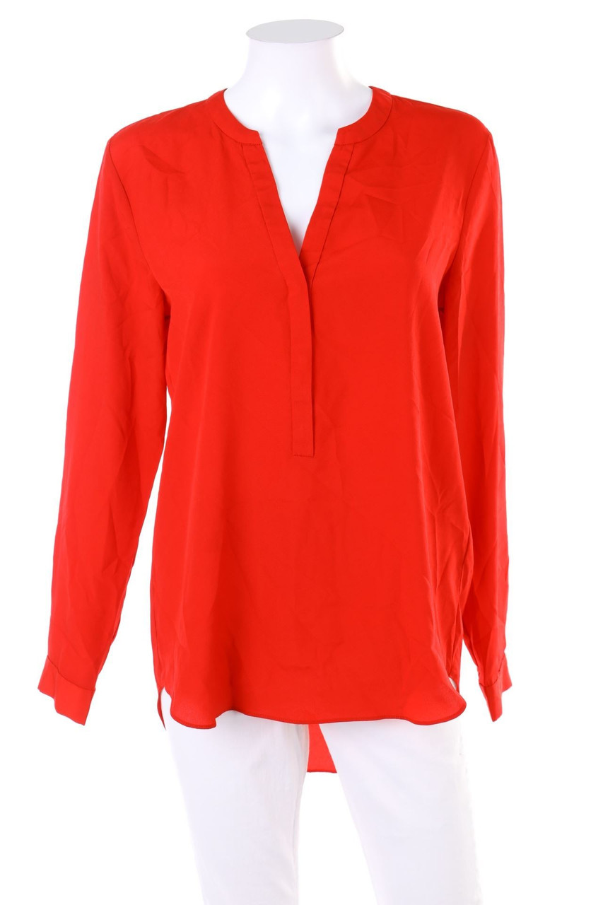 Stradivarius - Bluse mit Falte - M