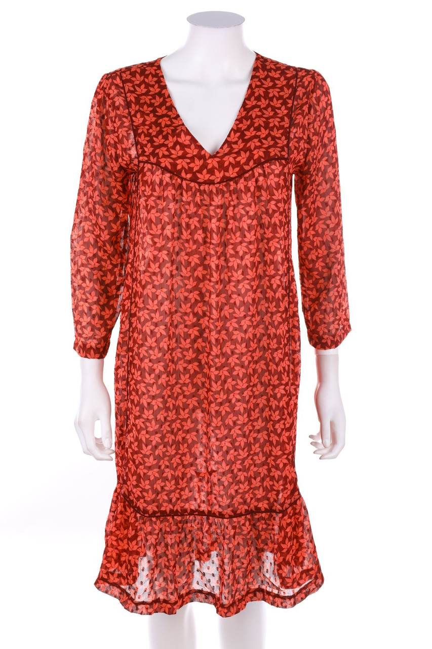 Queen Mum - Umstands-Blusenkleid mit floralem Muster - M