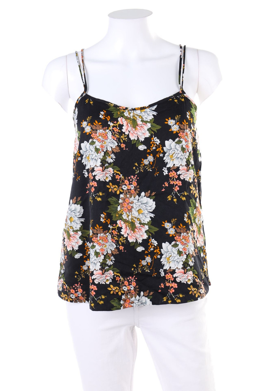 Ohne Label - Blusentop mit Blumen-Print - D 38