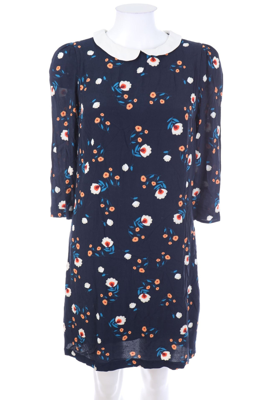 Ohne Label - Kleid mit Blumen-Print - D 34