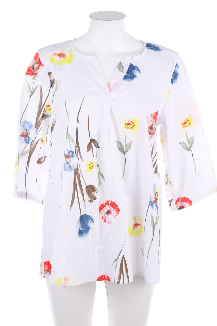 NEW COLLECTION - Bluse mit Blumen-Print - M
