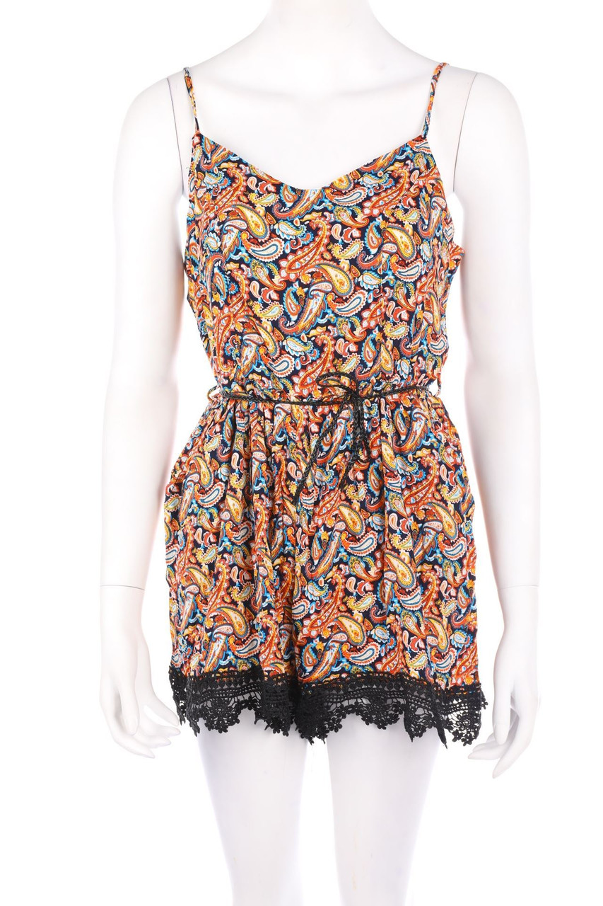IN VOGUE - Playsuit mit Paisley-Print - L
