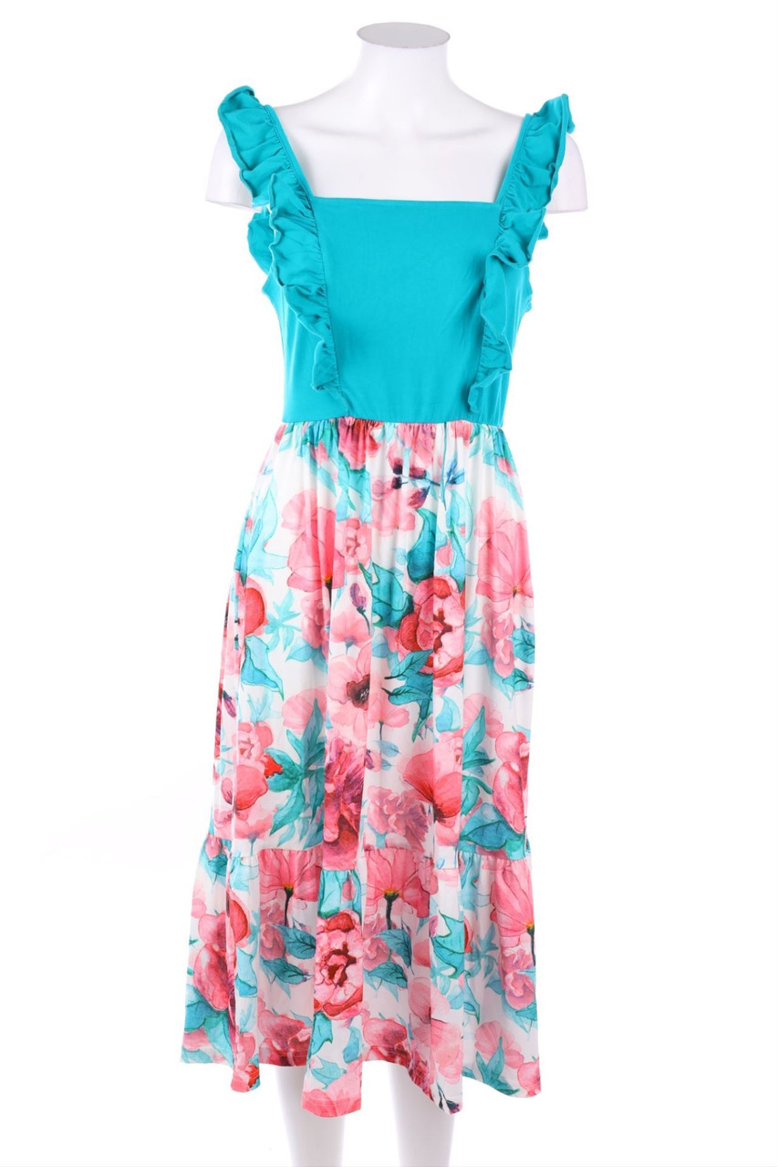 patpat - Midikleid mit Rüschen - S