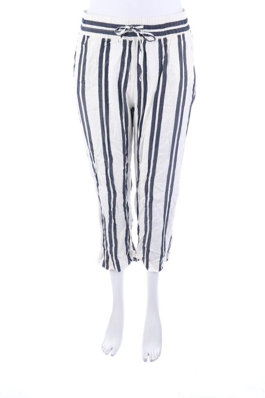 H&M LOGG - Jogger-Hose mit Streifen - D 36