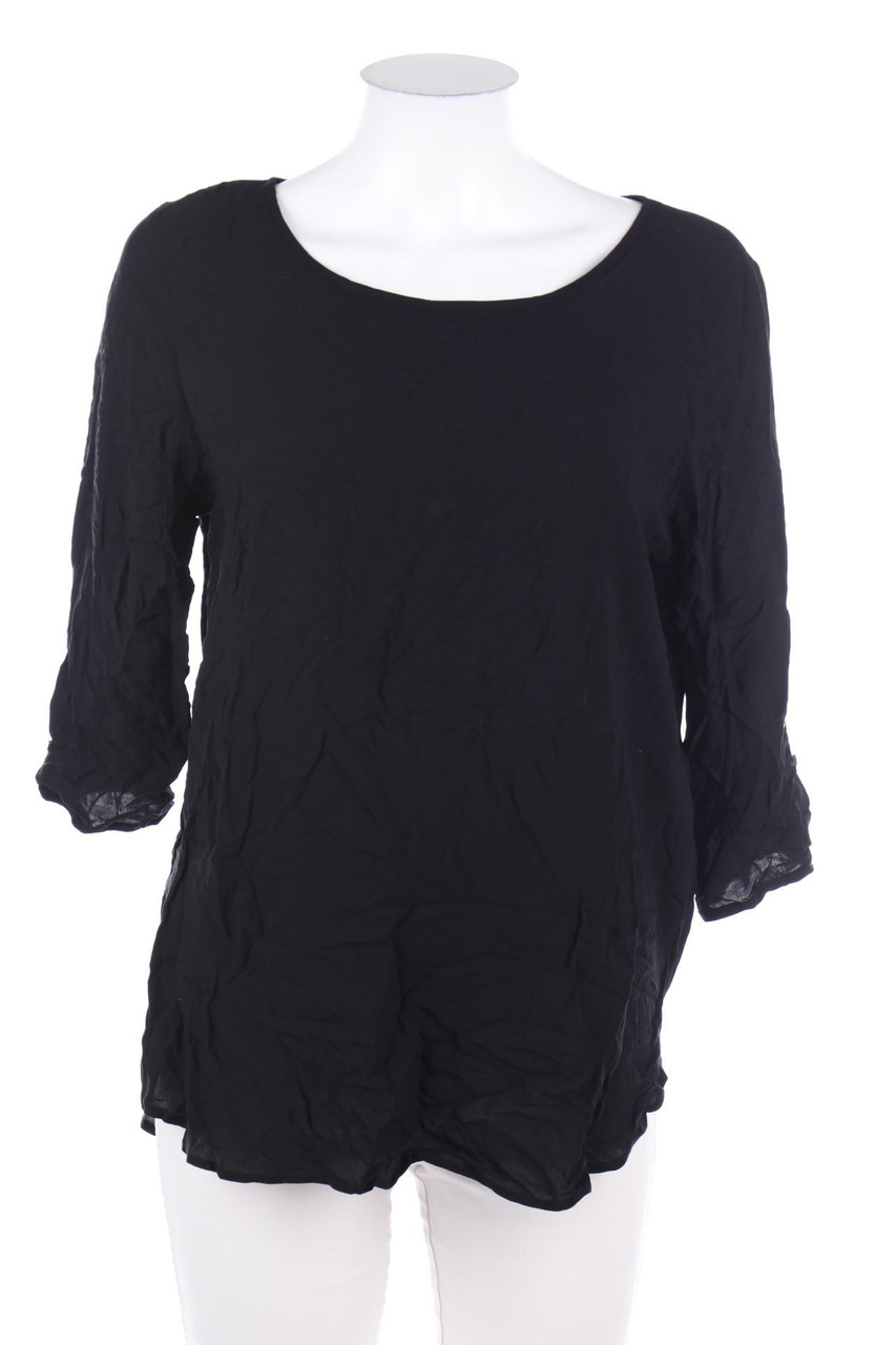 VERO MODA - Bluse mit Krempel-Ärmeln - M