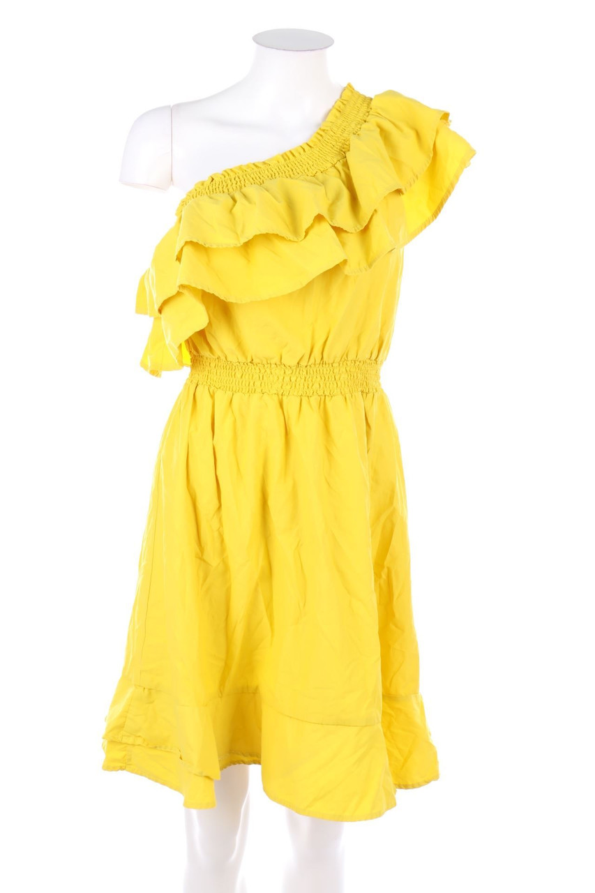 RESERVED - One-Shoulder Kleid im Layer Look - D 38