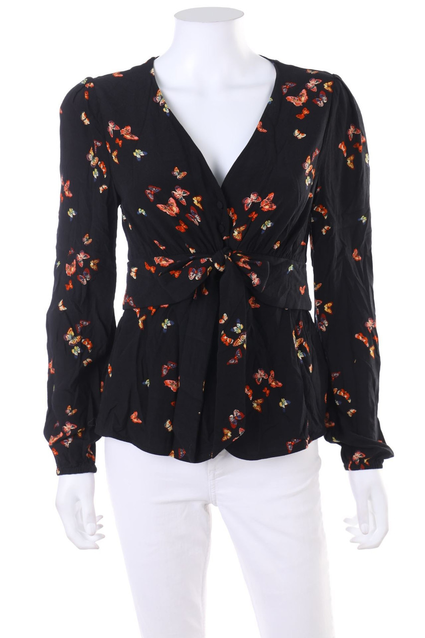 Idano - Bluse mit Drapierung - D 34