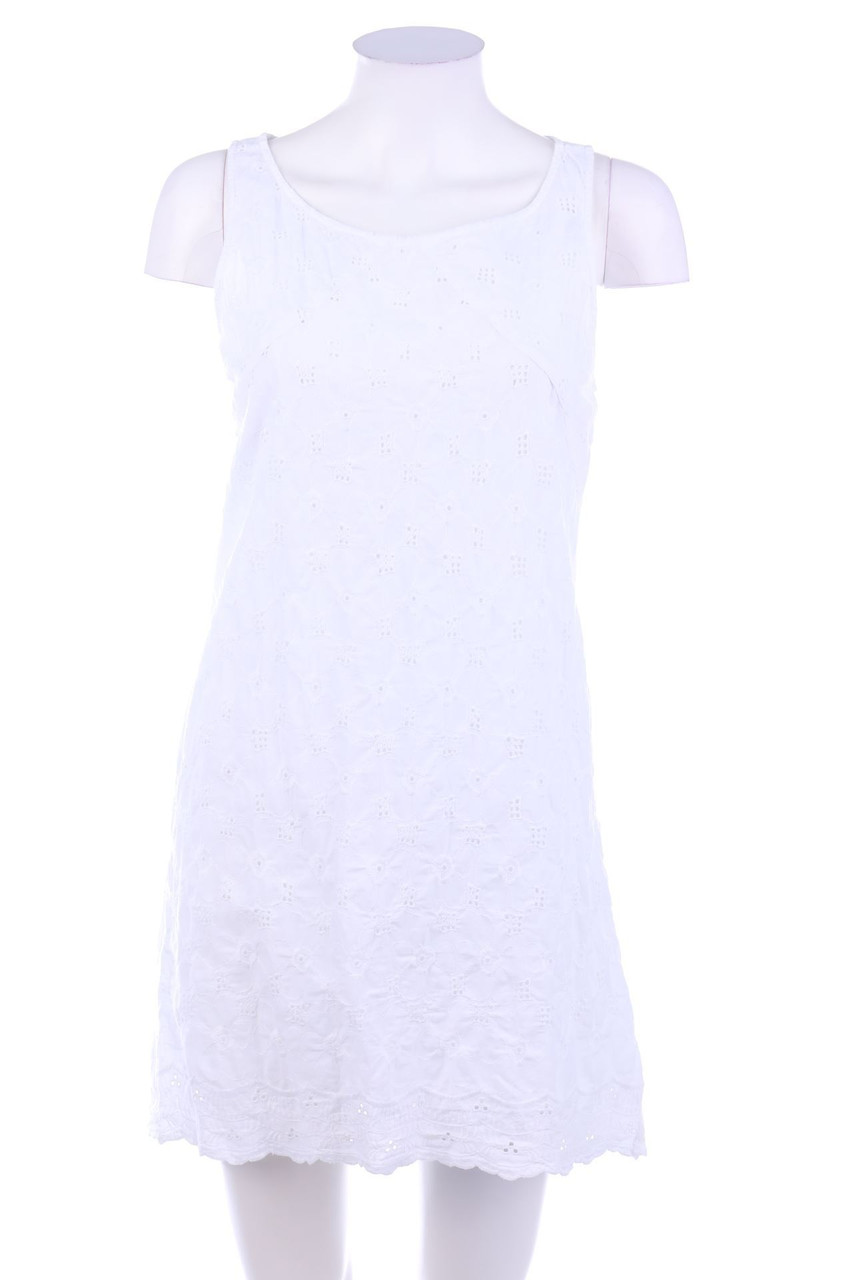 Ohne Label - Kleid mit Lochspitze - D 36