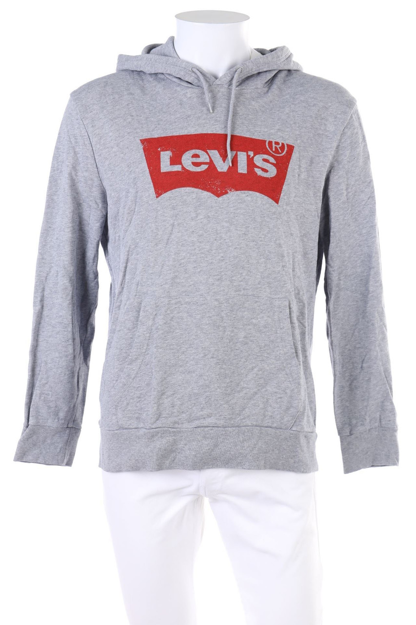 LEVI´S - Kapuzen-Pullover aus Baumwolle mit Logo-Print - M