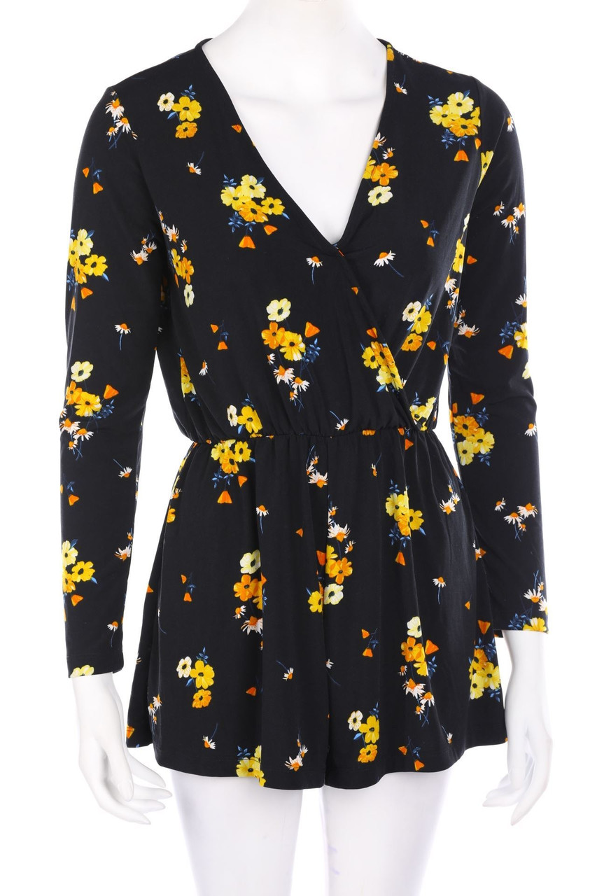 H&M DIVIDED - Playsuit mit Blumen-Print - D 36
