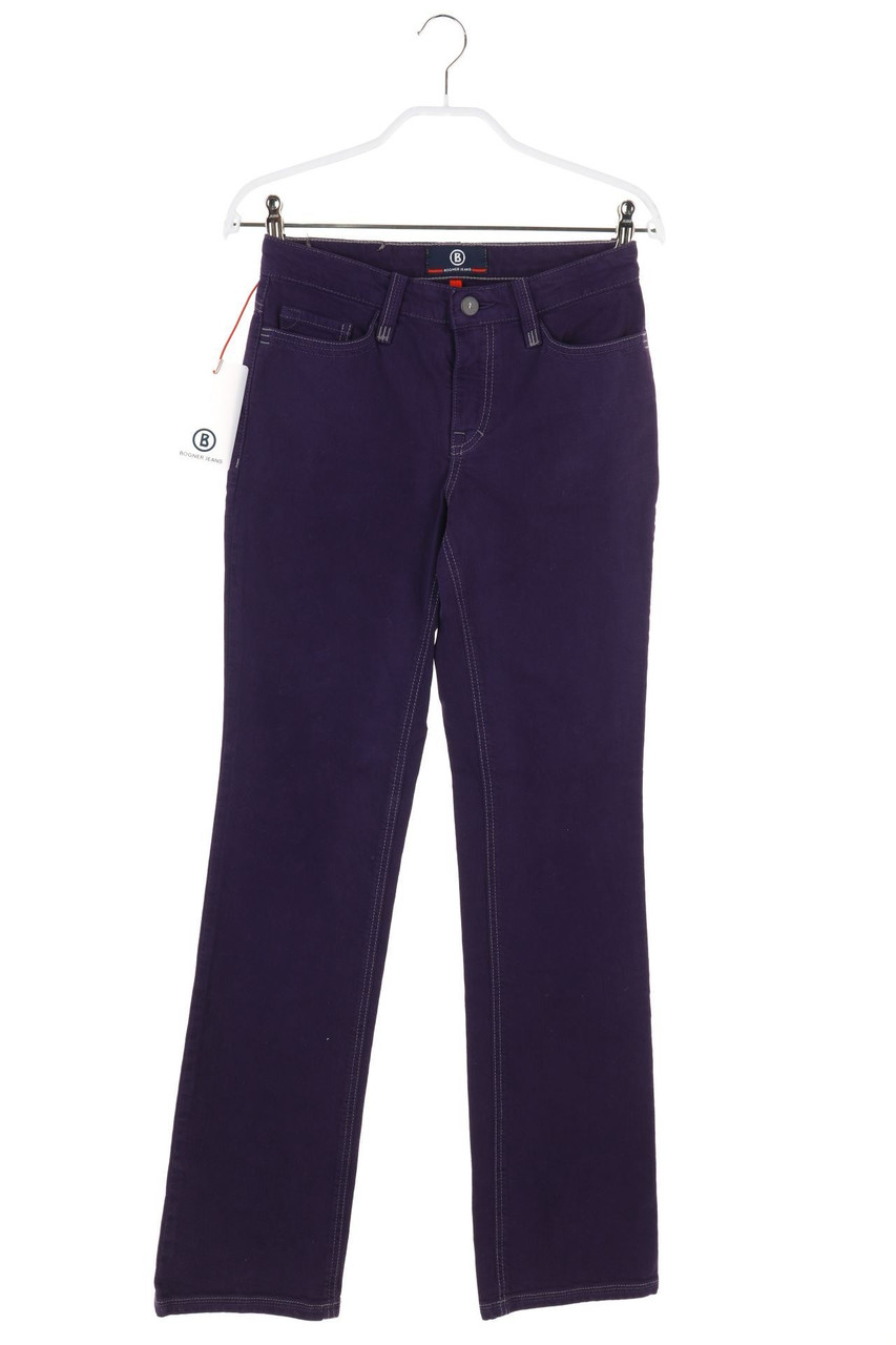 BOGNER JEANS - Straight Cut Jeans mit Logo-Patch - D 34