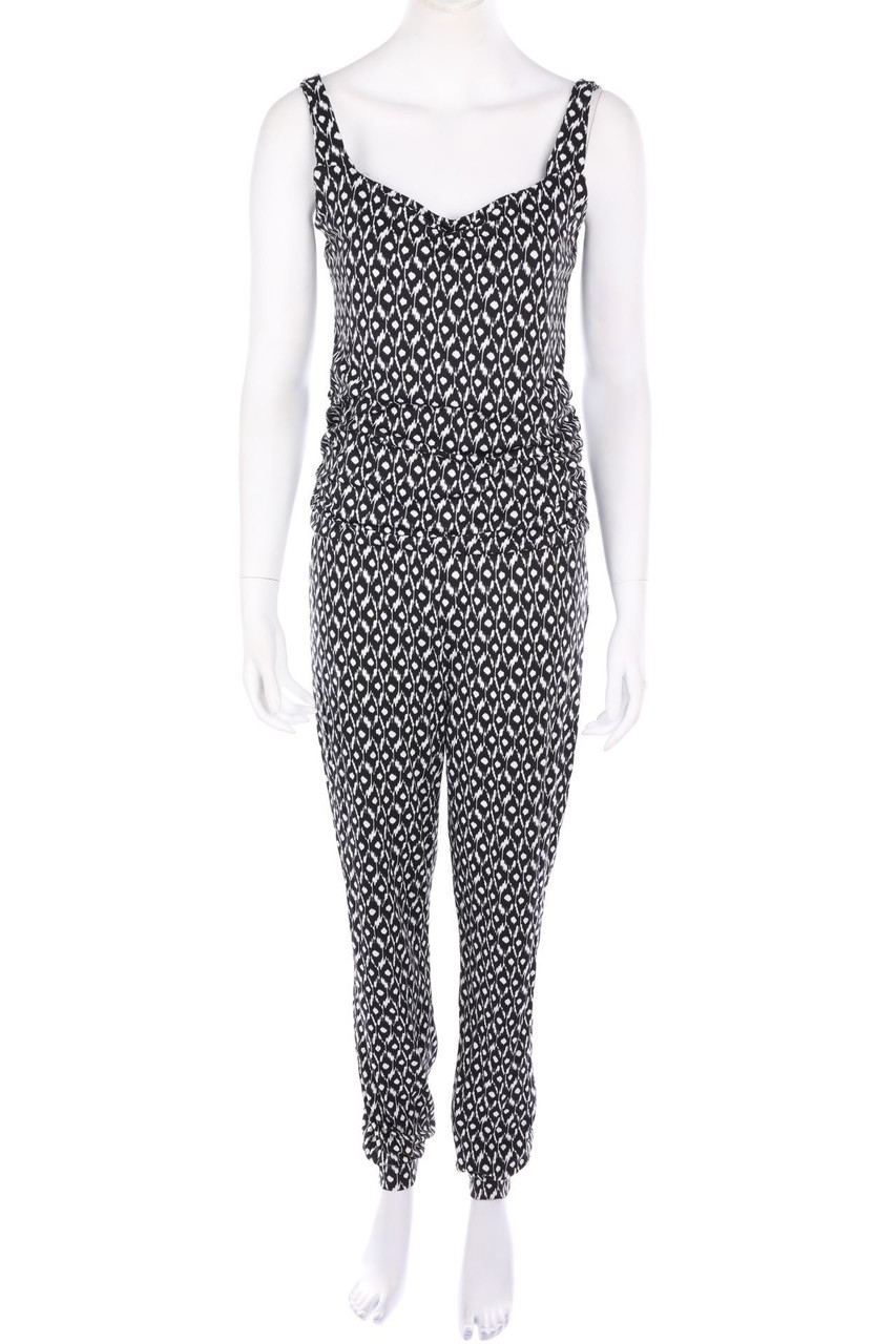 comma - Jumpsuit mit Ethno-Print - D 36
