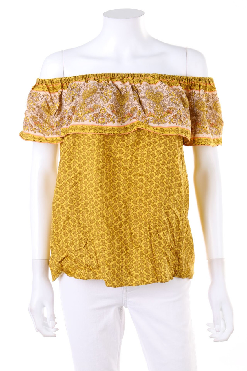 Ohne Label - Bluse mit Print - S