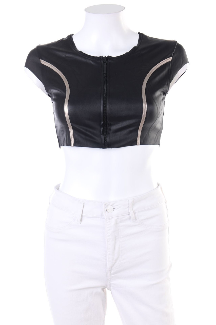 CALZEDONIA COBEY - Cropped-Shirt mit Zipper - XS