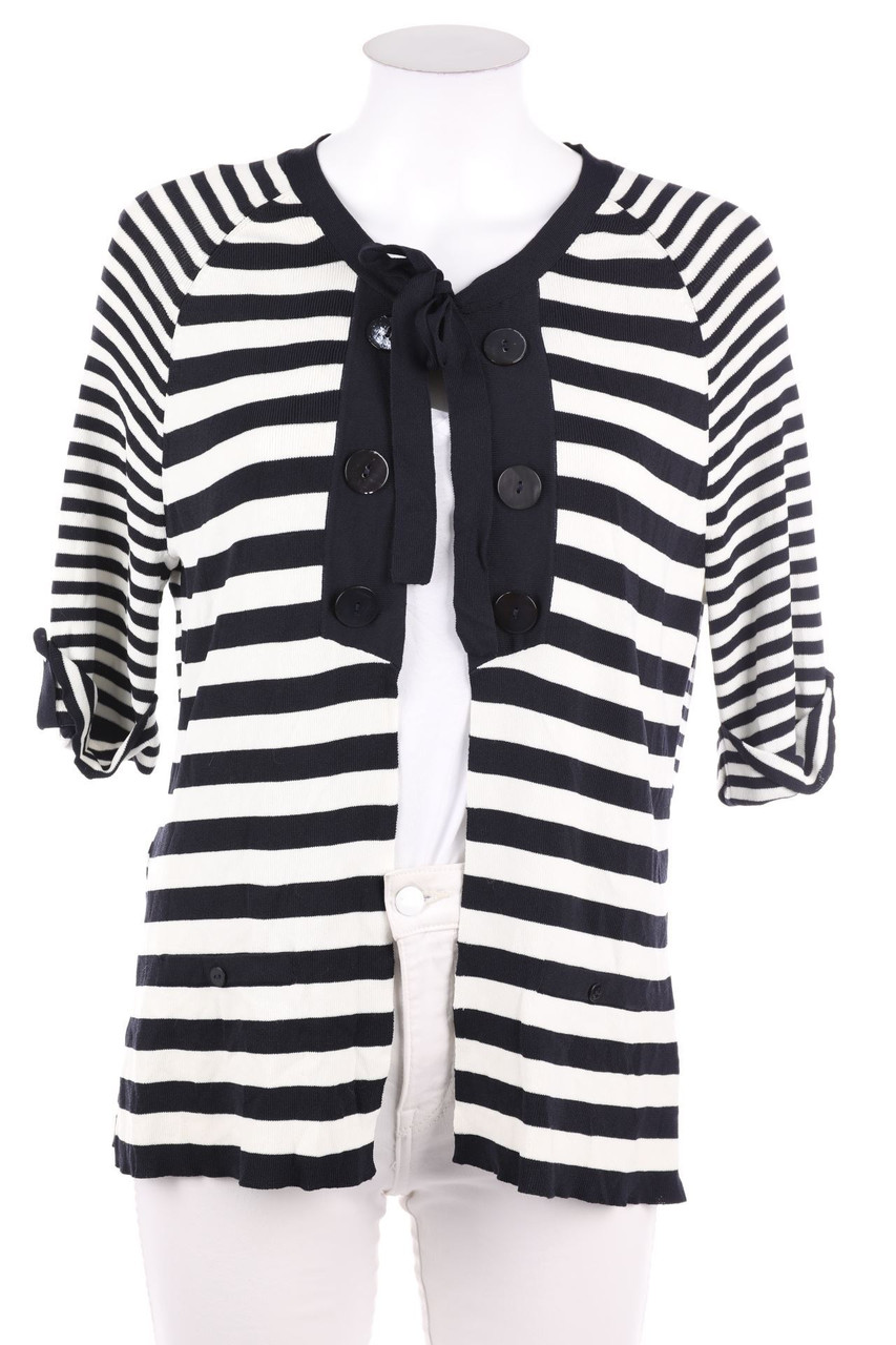 GERRY WEBER - Cardigan mit Streifen mit Viskose - D 36