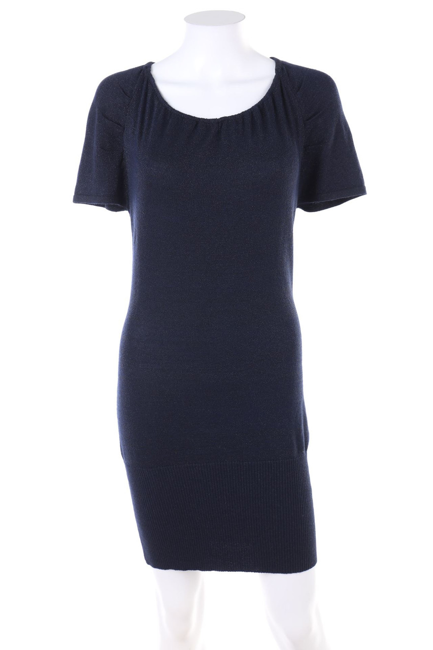 Ohne Label - Glitzer-Strickkleid - D 38