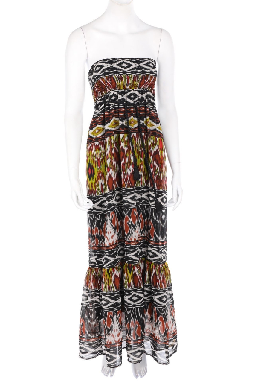 Pepe Jeans - Maxi-Kleid mit Ethno-Print - S