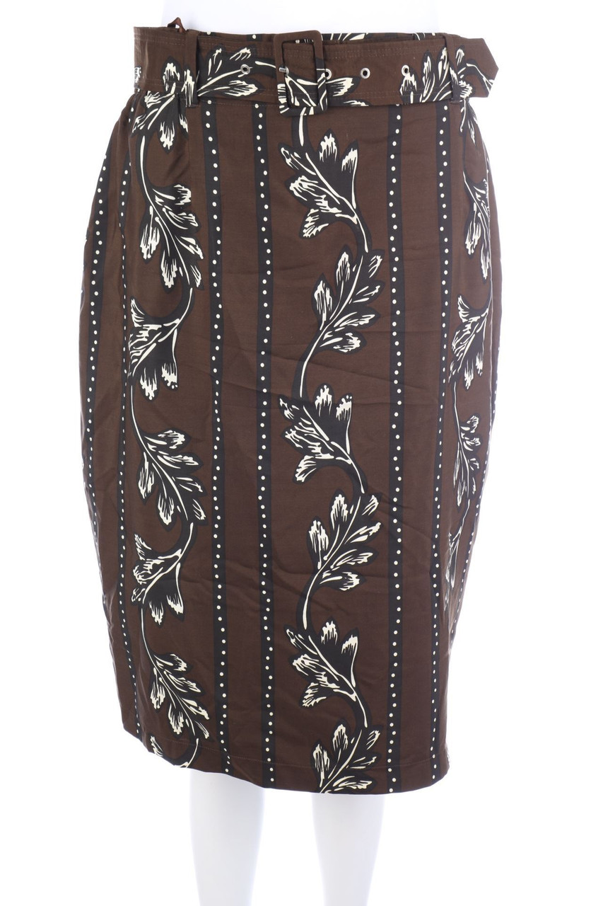 Betty Barclay - Seiden-Bleistift-Rock mit Print - D 38