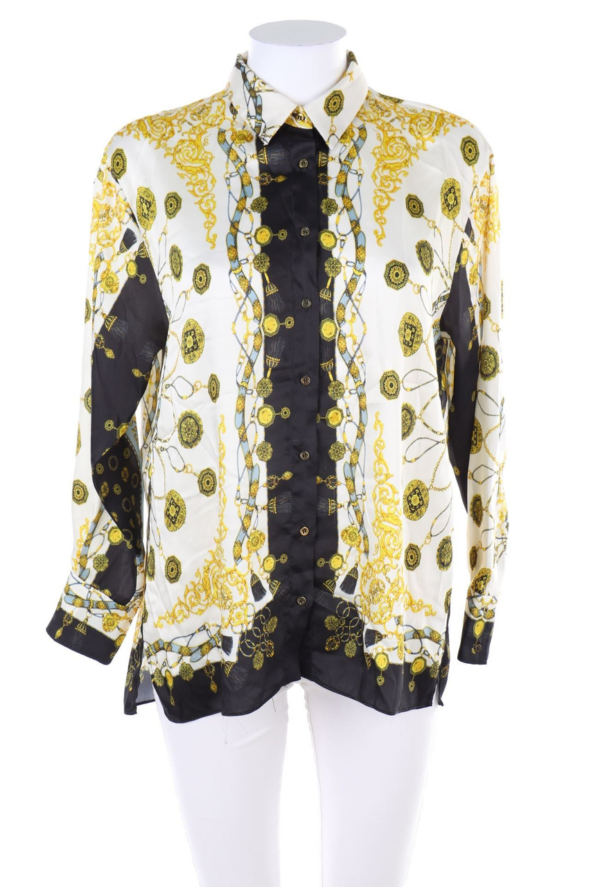 ZARA - Hemd-Bluse mit Print - S