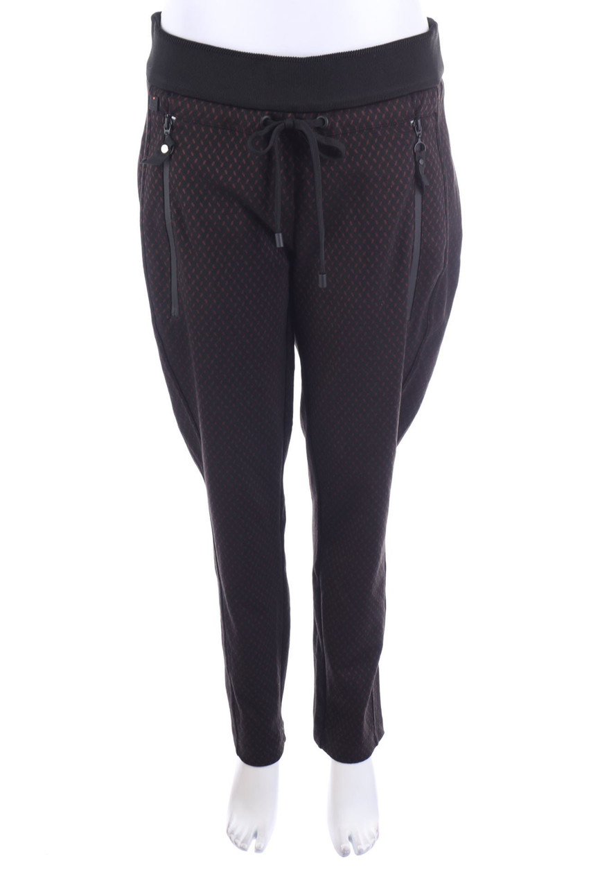 Street One - Jogger-Hose mit Geo-Print - D 40