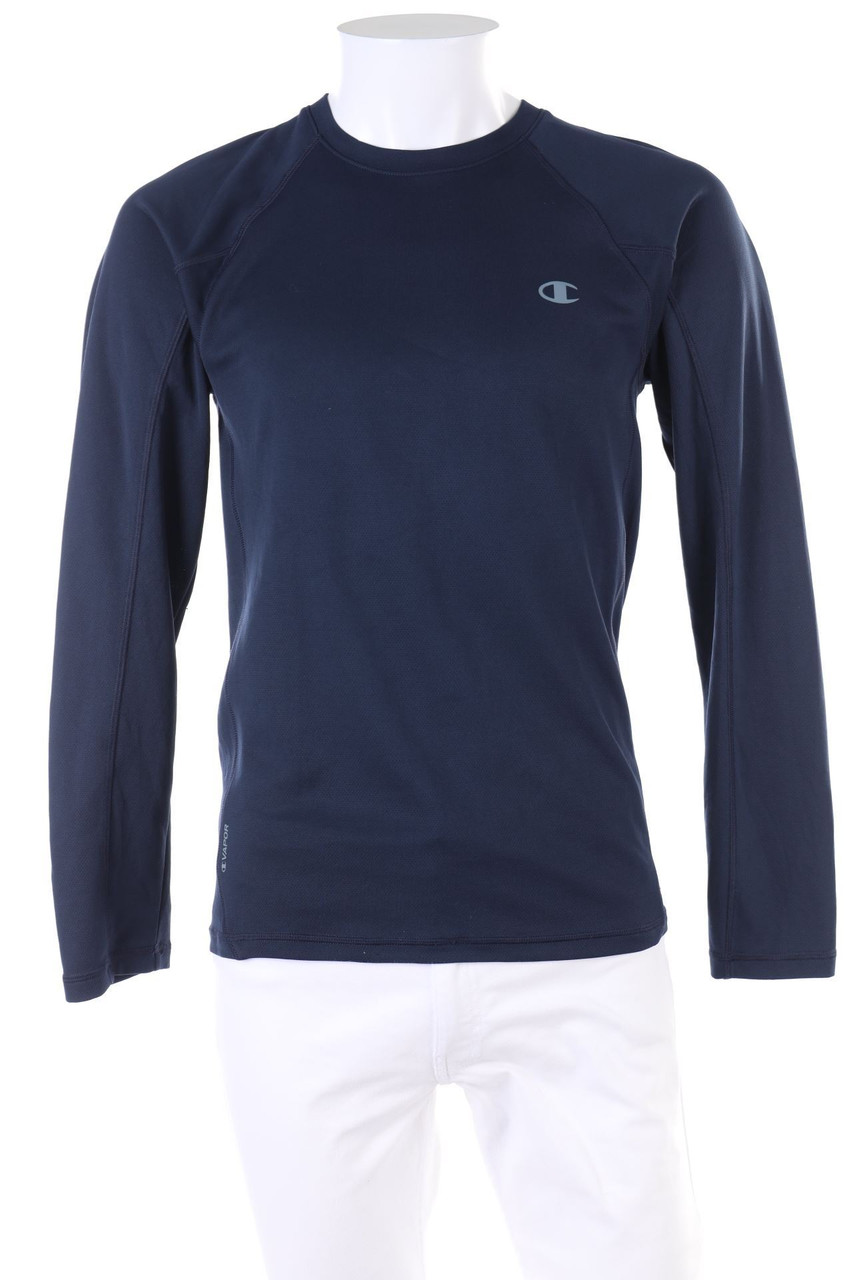 Champion - Sport-Longsleeve-Shirt mit Logo-Print - S