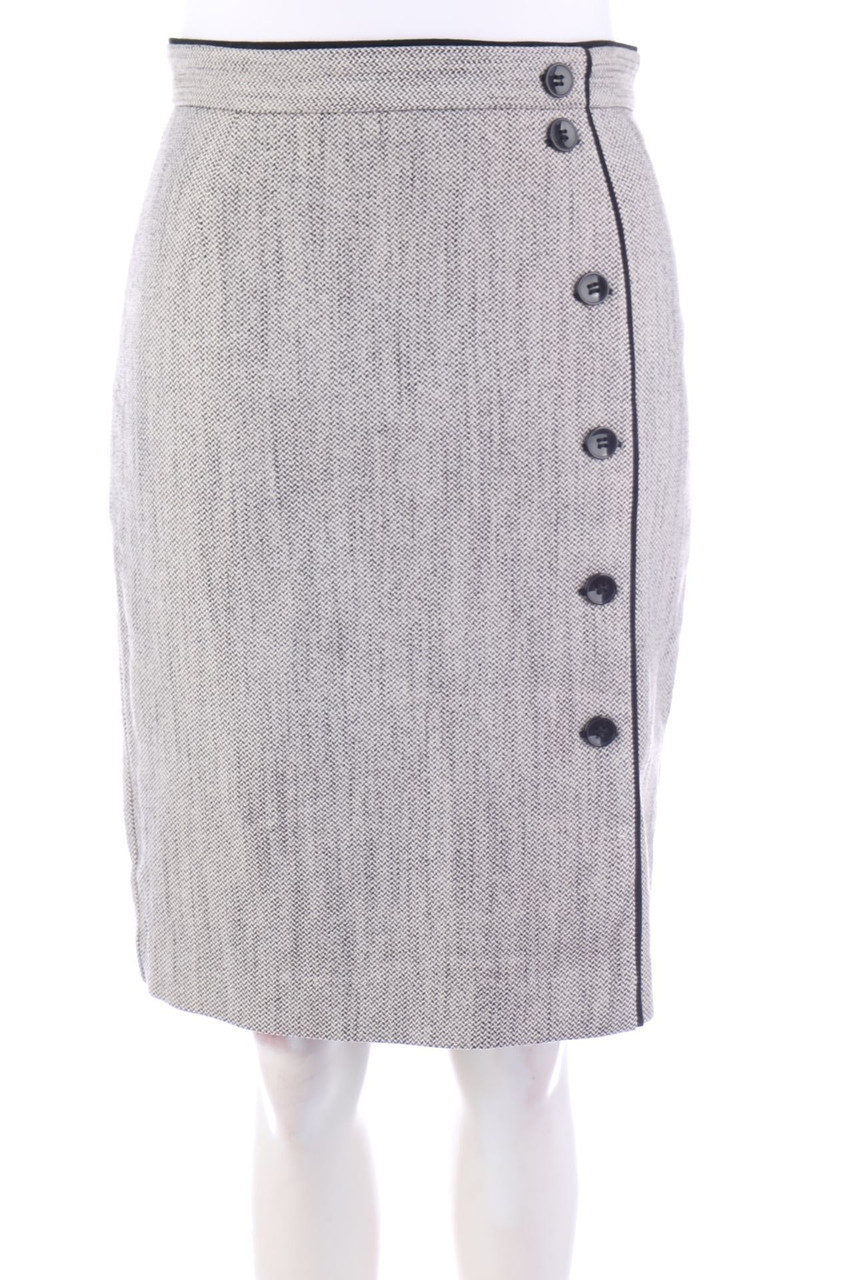 H&M - Bleistift-Rock mit Knöpfen - D 36