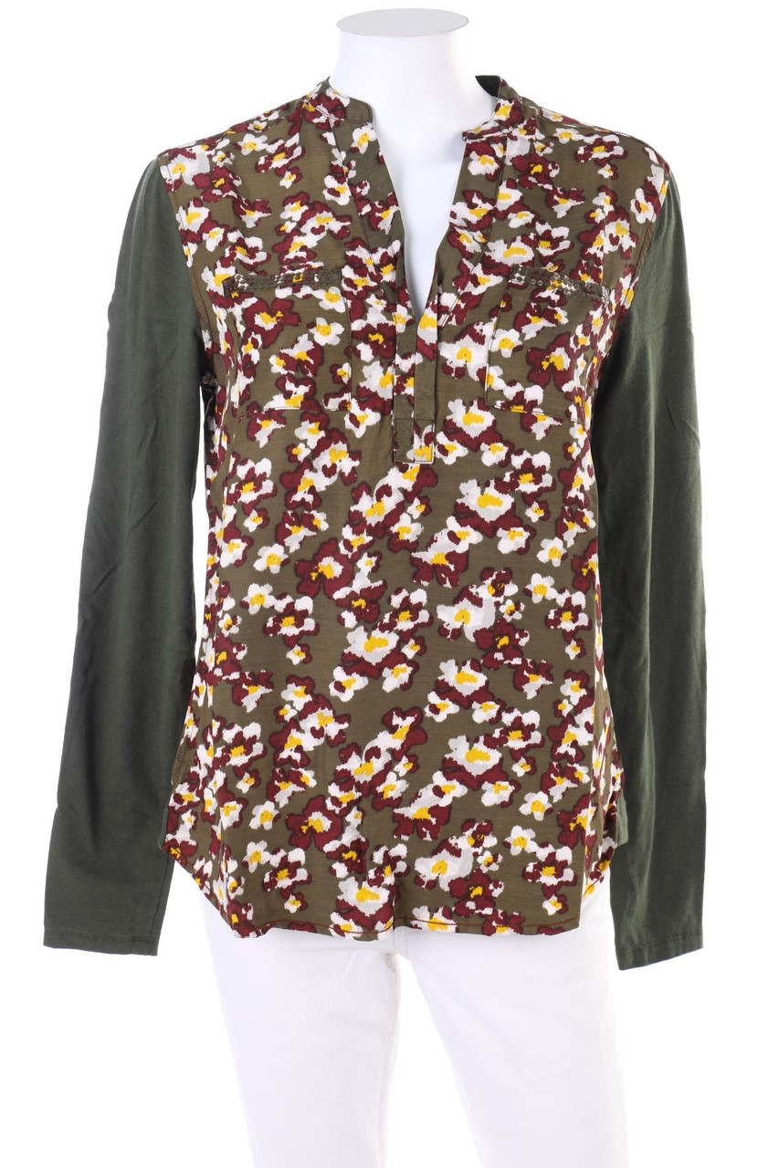 ARQUEONAUTAS - Bluse mit Blumen-Print - M