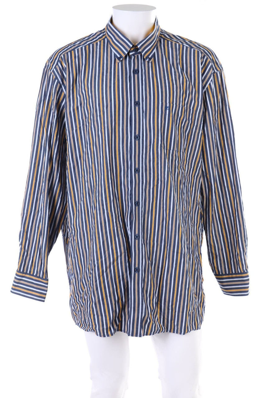 CASA MODA - gestreiftes Button-down-Hemd - XXXL