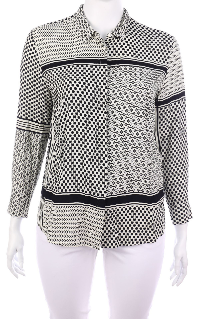 Alba Moda - Hemd-Bluse mit Print - D 48