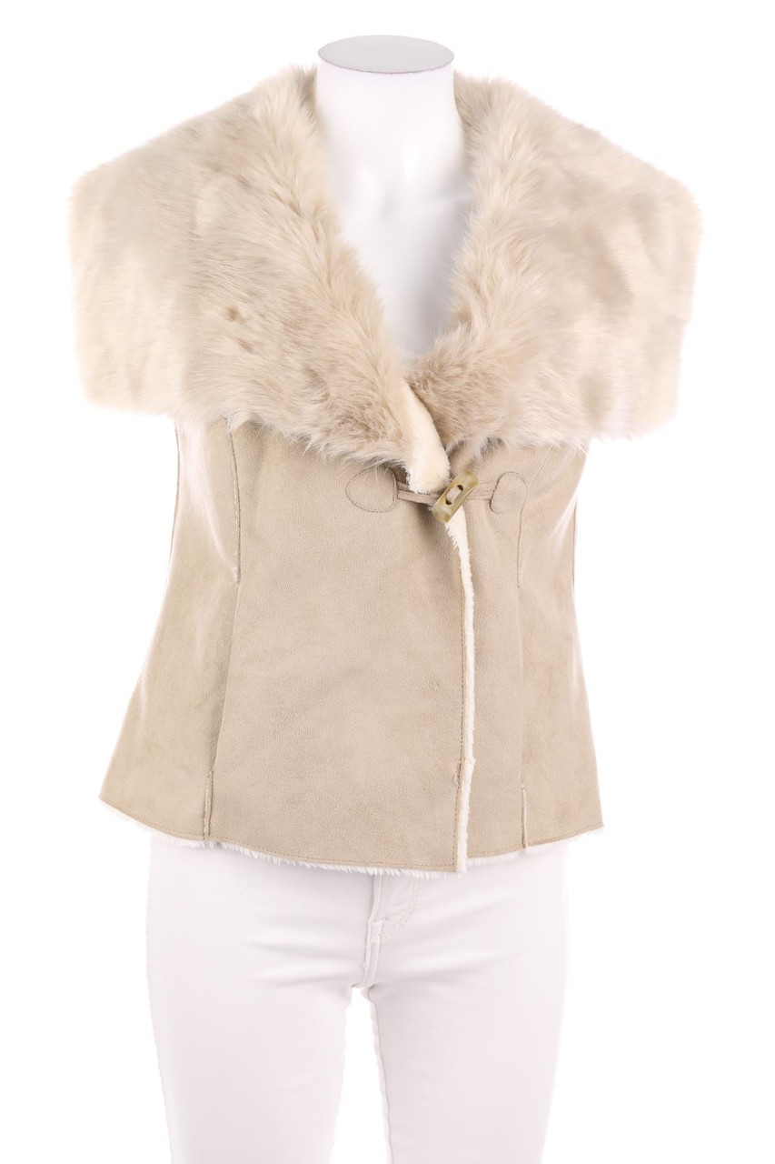 s.Oliver - Faux Shearling-Weste - D 38