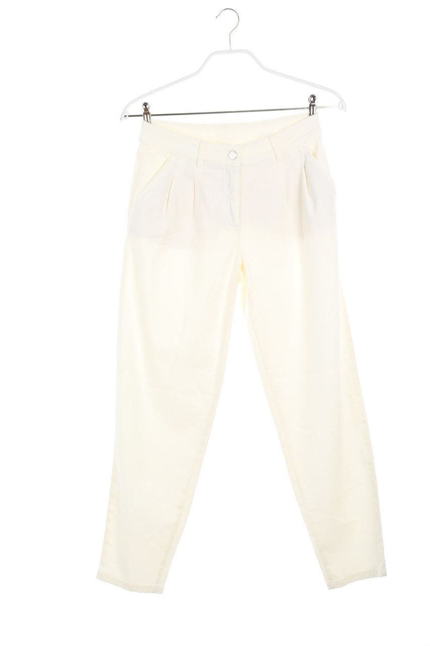 MADELEINE - Bundfaltenhose aus Baumwoll-Mix - D 36