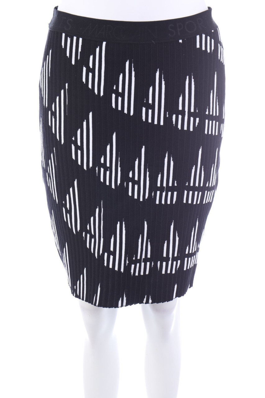 MARC CAIN - Mini-Strickrock aus Baumwoll-Mix - D 38